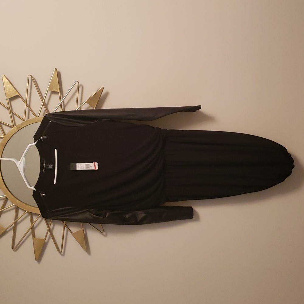 Kenneth Cole Black Fitted Dress